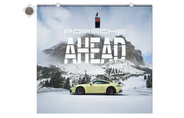 2027 Porsche Calendar 'AHEAD' : Suncoast Porsche Parts & Accessories